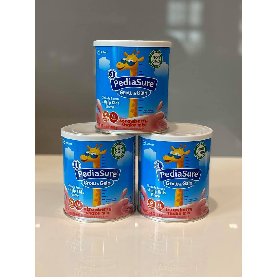 Sữa bột Pediasure hươu cao cổ Pediasure Grow Gain 400g