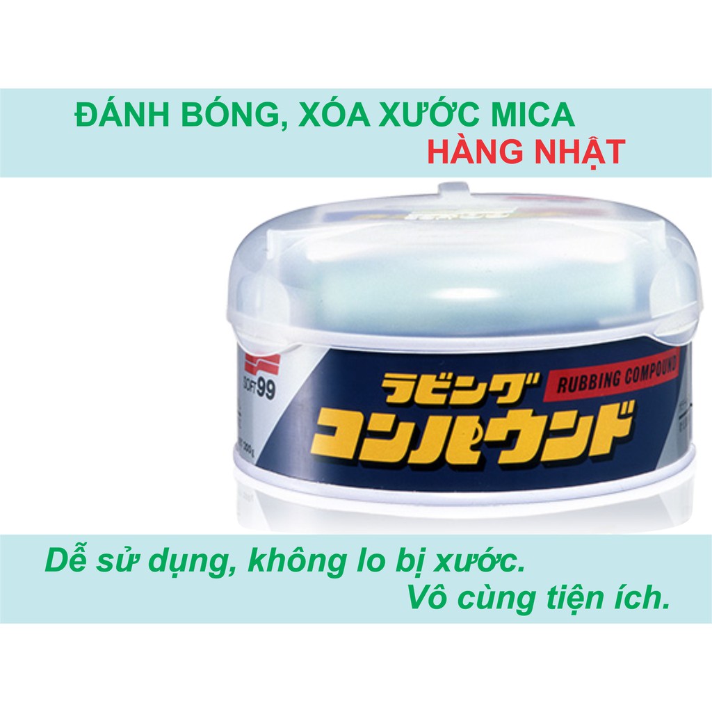 Xi đánh bóng, làm mờ vết xước mica -Rubbing compound