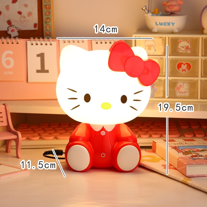 Đèn Ngủ 3 Tốc Độ Điều Chỉnh Được Hình Hello Kitty Dễ Thương Dành Cho Trang Trí Nhà Cửa