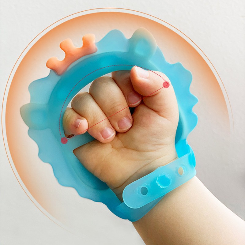 Vòng đeo tay ngậm mọc răng chất liệu silicon 3D an toàn cho bé