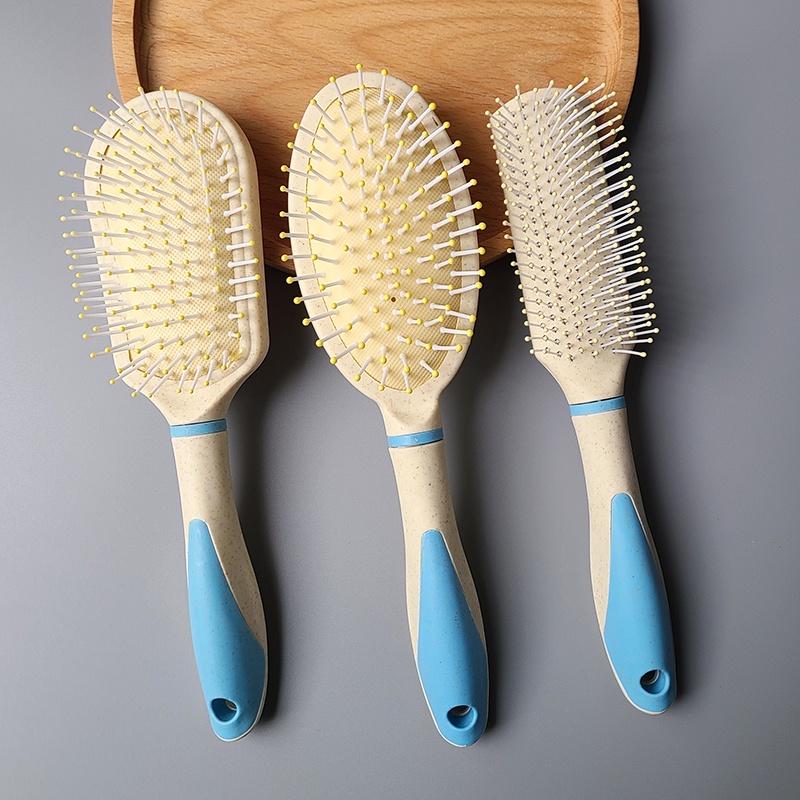 Set 3 Lược Chải Tóc Túi Khí Mát Xa Da Đầu Chống Tĩnh Điện Tiện Dụng Cho Gia Đình