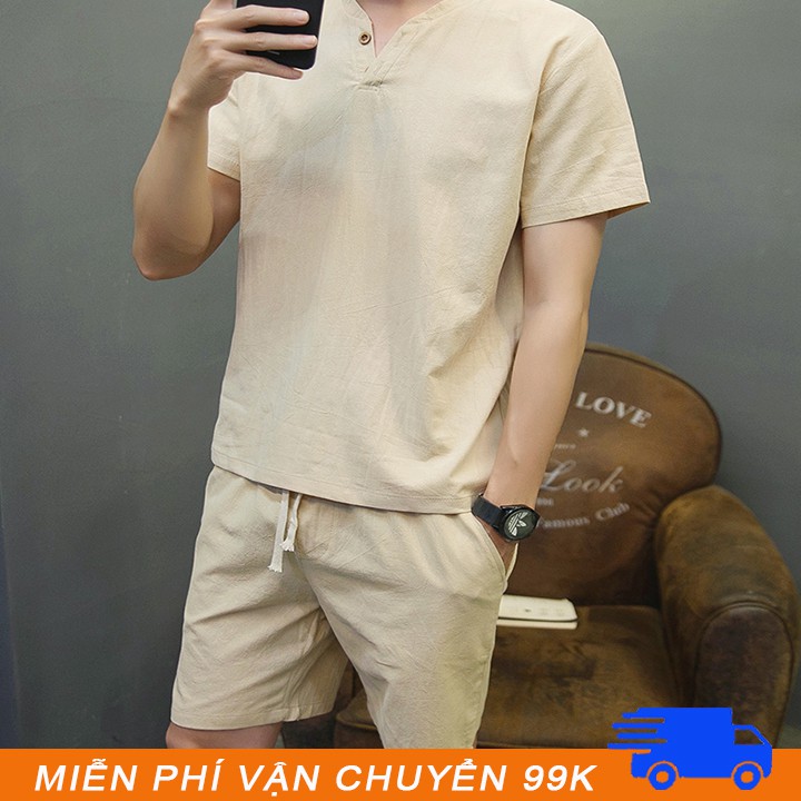 Bộ ngắn tay đũi nam trẻ trung - AP13A | BigBuy360 - bigbuy360.vn