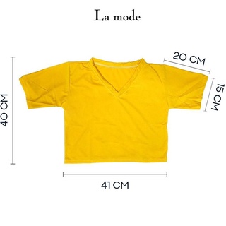 Áo Thun Croptop Cổ Tim Trơn Nữ - La mode