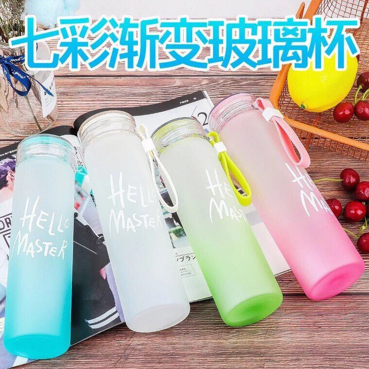 Bình Nước Thủy Tinh Hello Master 480ml