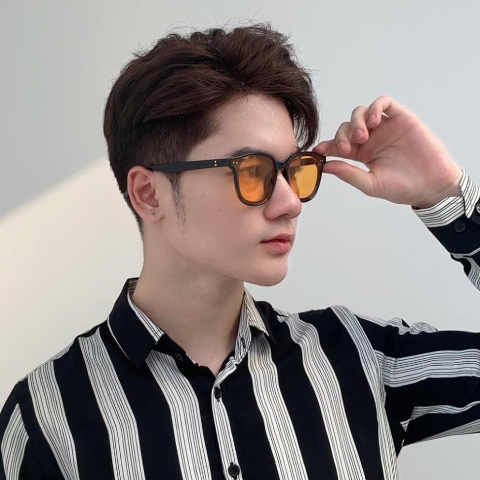 Kính râm nam nữ đen vàng, Mắt kính thời trang gọng đẹp chống uv400 - K350 shop004 | BigBuy360 - bigbuy360.vn