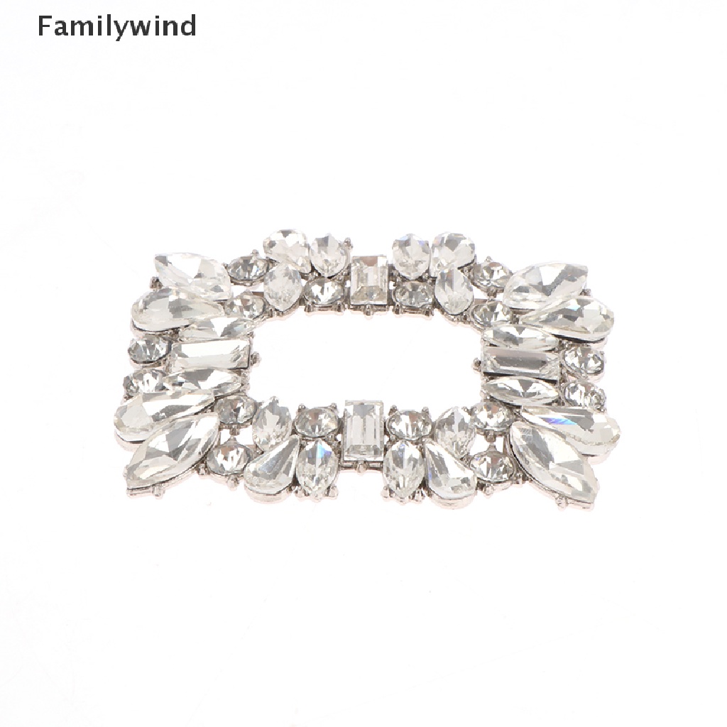 1 Kẹp Kim Loại Đính Đá Trang Trí Giày Cao Gót Cho Nữ