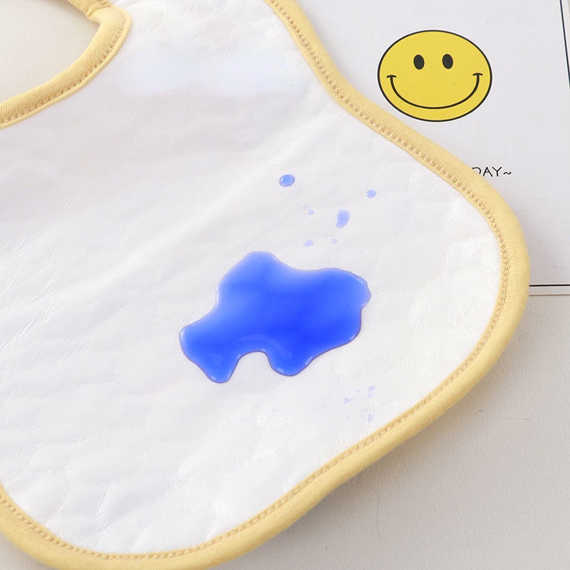 Yếm Ăn Cotton Có Thể Xoay 360 Độ Chống Thấm Nước Bọt Tiện Dụng Cho Bé