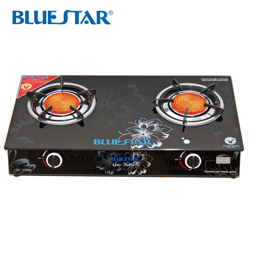 Bếp gas hồng ngoại BLUESTAR NG-5790BC, đầu đốt ceramic 125mm, có đầu hâm