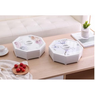 Khay mứt kẹo ngày tết hình lục giác cao cấp hàng dầy