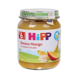(6M+) Lọ dinh dưỡng HiPP Chuối, Xoài - 125g
