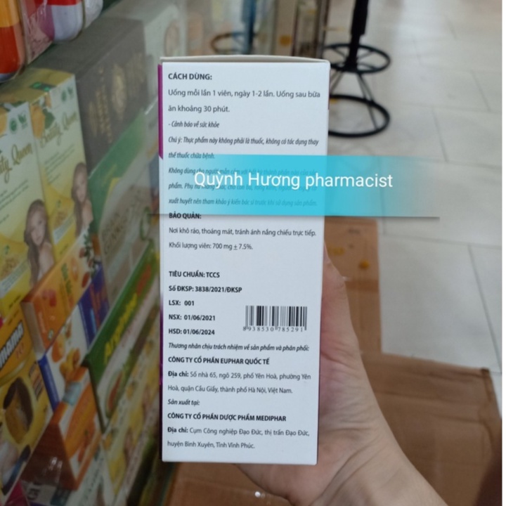 Viên uống COENZYM Q10 Mediphar lọ 30 viên