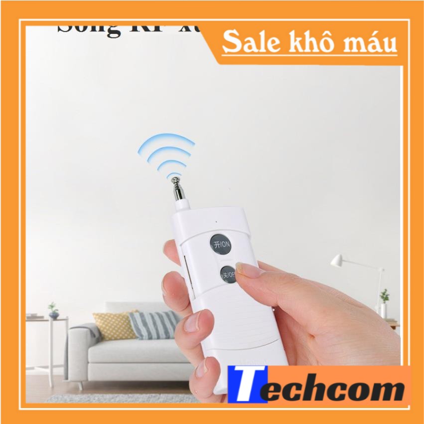 Bộ công tắc điều khiển từ xa 1Km Honest 30A/220V 9220KB bật tắt máy bơm nước[Mới 2019 CHẤT LƯỢNG CAO, CÓ HỌC LỆNH]