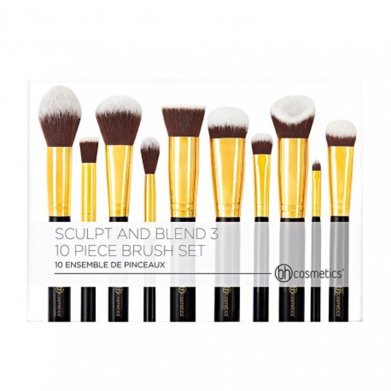 Bộ 10 Cọ BH Cosmetics Sculpt And Blend 3 – 10 Piece Brush Set