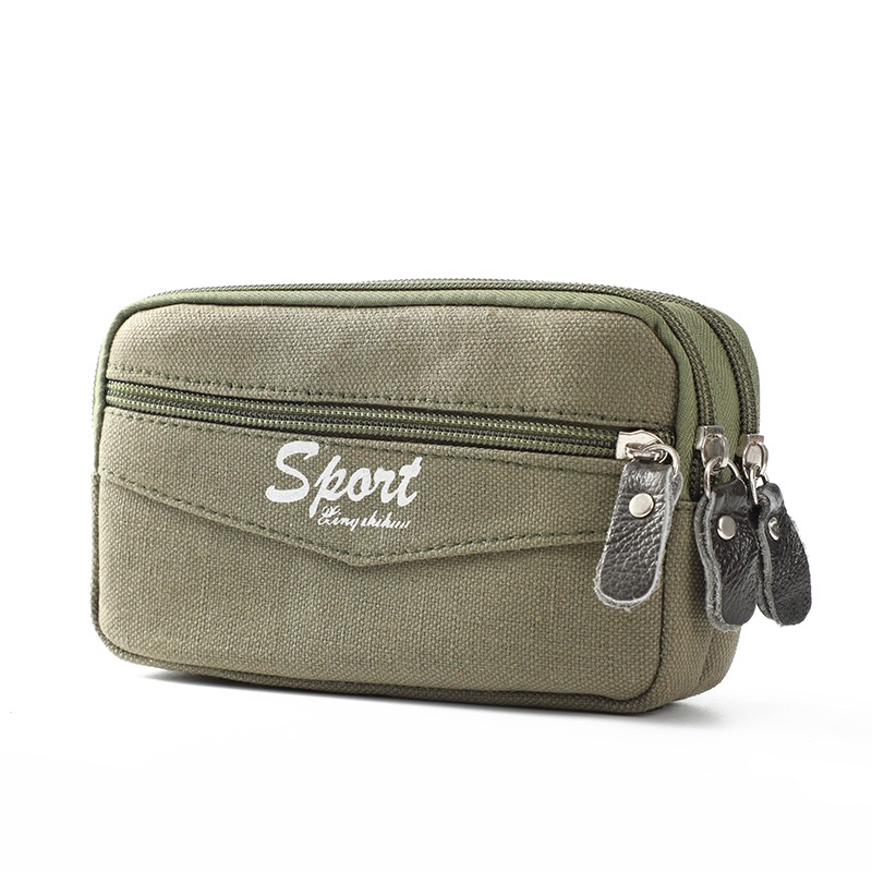 Túi Canvas Đeo Hông Đựng Điện Thoại Đa Năng Tiện Dụng