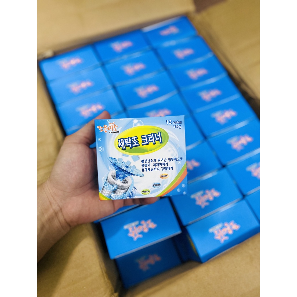 Viên Tẩy Lồng Máy Giặt JOEUNMISO Hàn Quốc Tiện Lợi, Hiệu Quả Cao