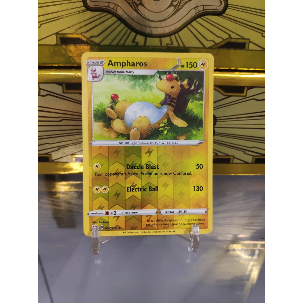 [ Dưa Hấu Yugioh ] Lá bài thẻ bài Pokemon Ampharos