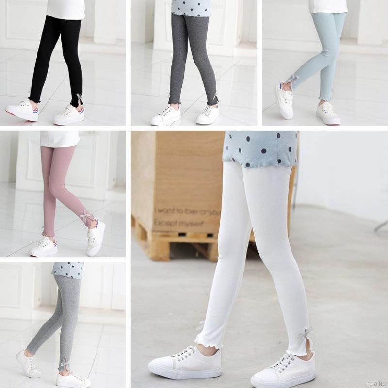 Quần Legging Đính Nơ Cho Bé Gái Từ 2-11 Tuổi