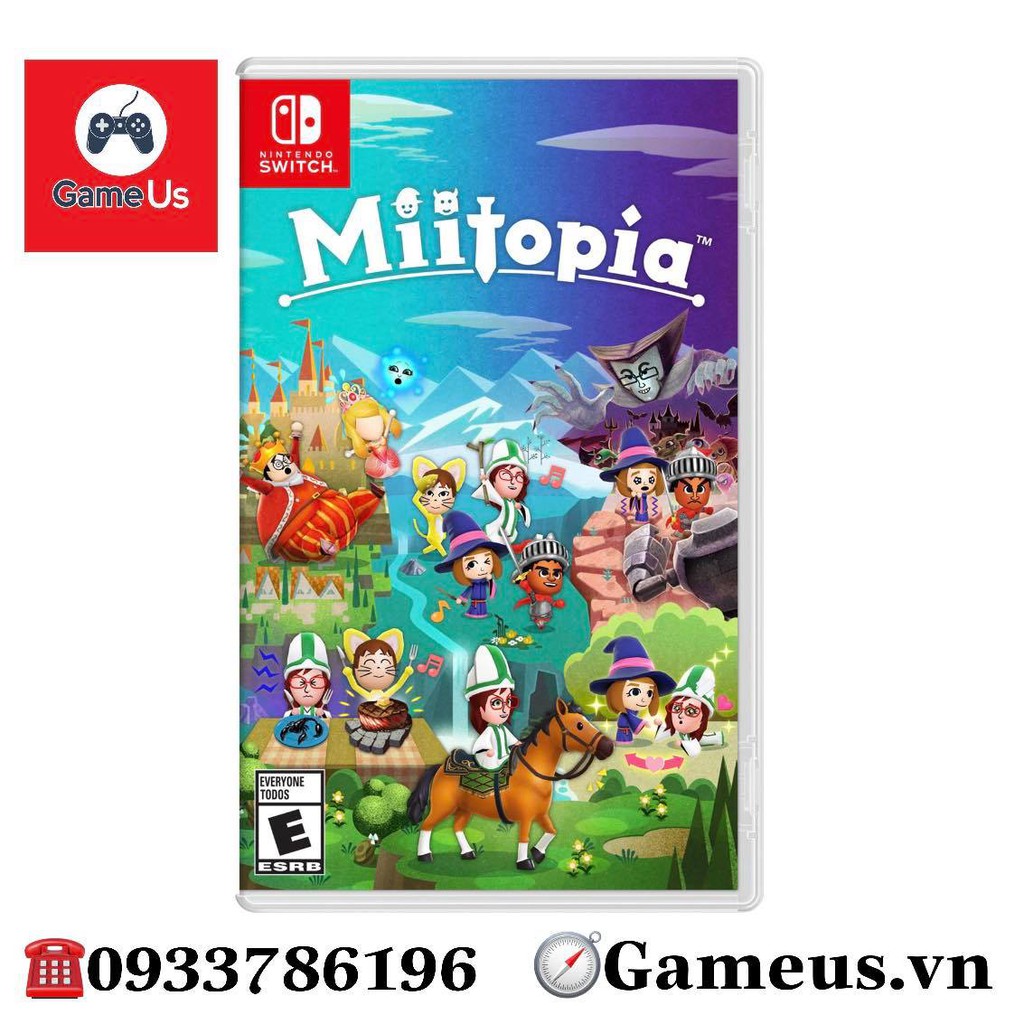 Game Nintendo Switch : Miitopia Hệ US