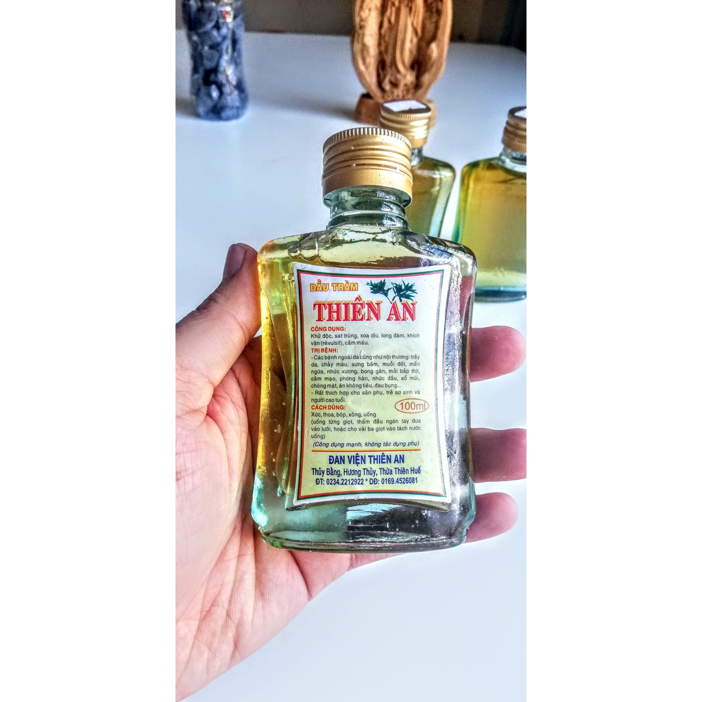 Dầu Tràm Thiên An Huế 40ml 100ml - Sản phẩm chính gốc do các thầy trong Đan Viện Thiên An tự sản xuất