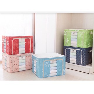 Tủ vải khung sắt đựng quần áo, chăn gối ga, gấu bông