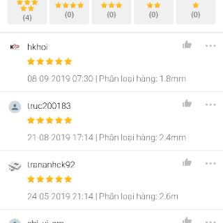 Cuộn 5m Ống đồng cỡ nhỏ 1.6 - 3mm