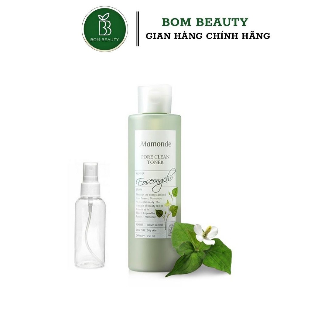 Nước hoa hồng diếp cá Mamonde pore clean toner làm sạch dầu nhờn và ngăn ngừa mụn | BigBuy360 - bigbuy360.vn