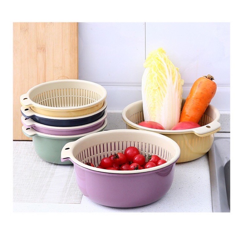 Rổ đựng thực phẩm 2 lớp tiện dụng