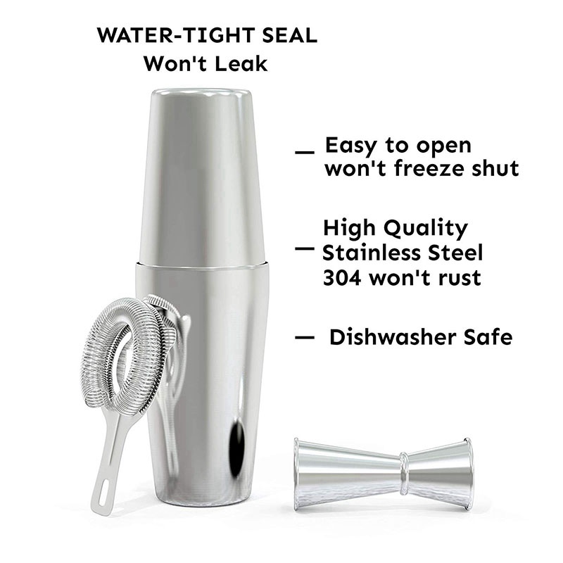 Bộ Dụng Cụ Pha Chế Cocktail Chuyên Nghiệp Chất Lượng Cao Set 4 Dụng Cụ Pha Chế Cocktail Bằng Thép Không Gỉ Chất Lượng Cao