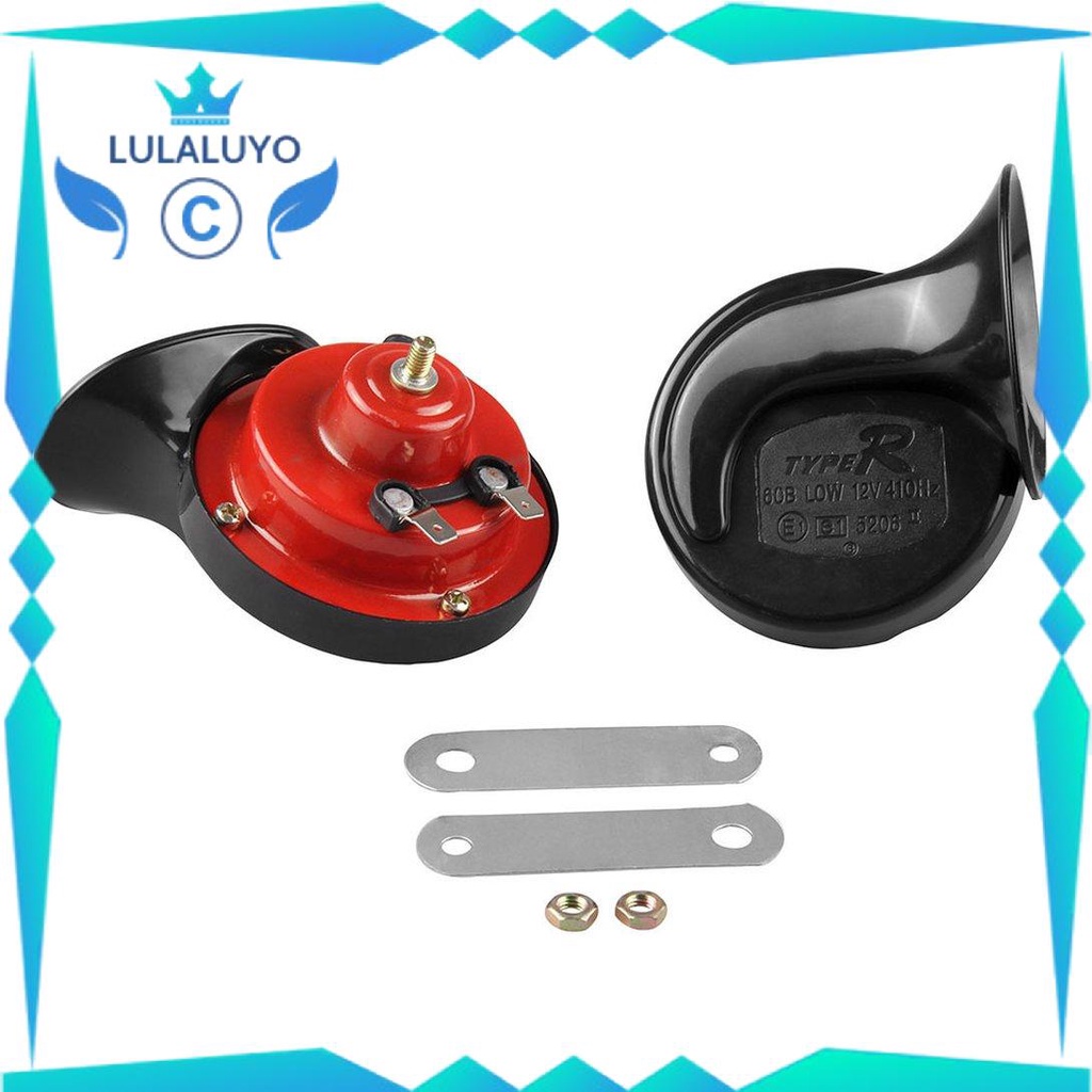 [Giá thấp] Motorcycle Whistle Snail Horn 12v Pair Universal Sound System SD USB MP3 .lu