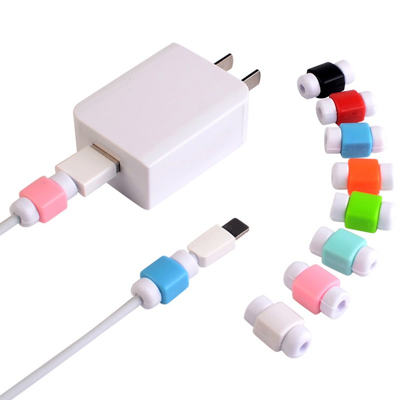 Vỏ bọc bảo vệ dây cáp sạc USB cỡ nhỏ nhiều màu sắc