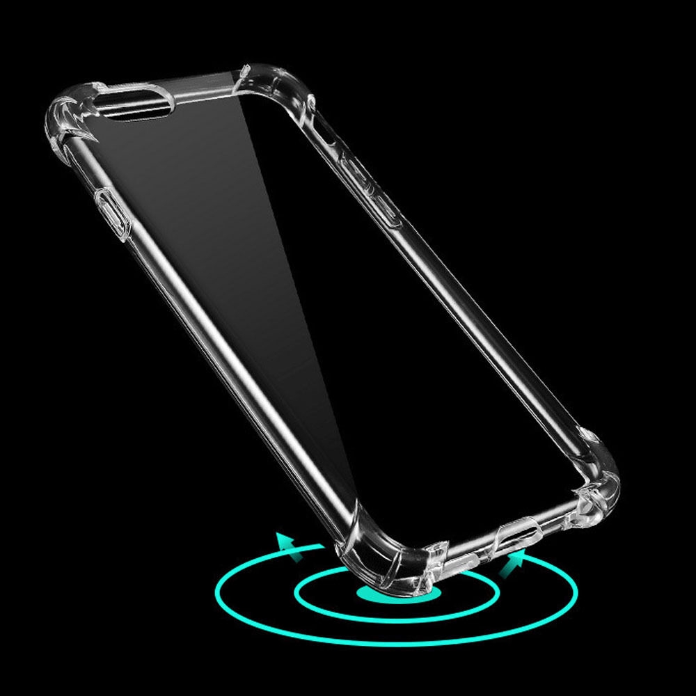 Ốp điện thoại TPU trong suốt giản đơn sành điuệ cho  for 6/6S/6Plus/6SPlus/7/7Plus