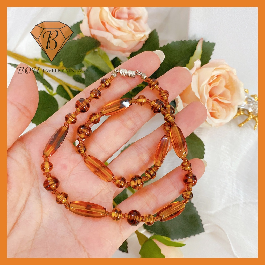 VÒNG CỔ SECONDHAND TRANG SỨC SI NHẬT BẢN BOU JEWELRY VINTAGE MÃ VC357