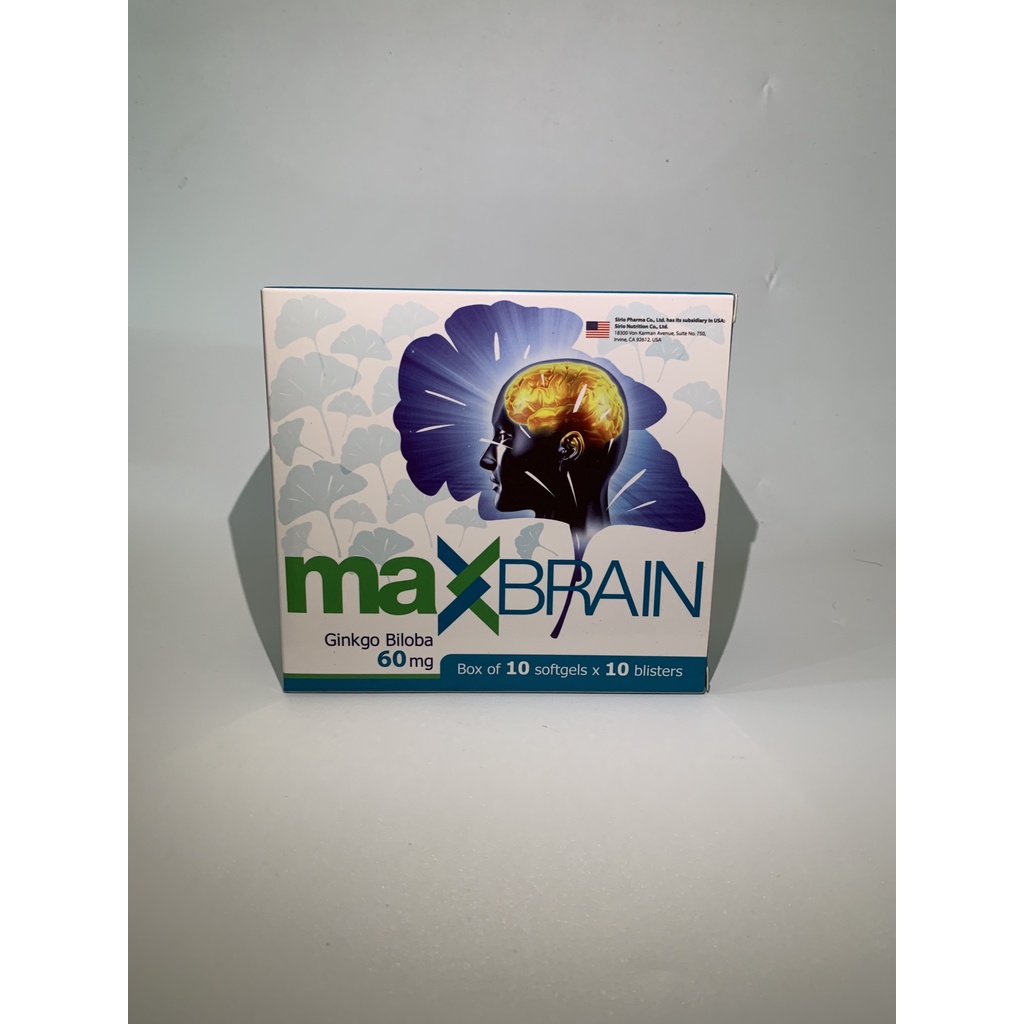 Viên Uông Bổ Não Max Brain-Giúp Bộ Não Hoạt Động Hiệu Quả