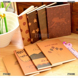 ZTHOME New Handmade Journal Memo Dream Notebook Paper Notepad Blank Diary