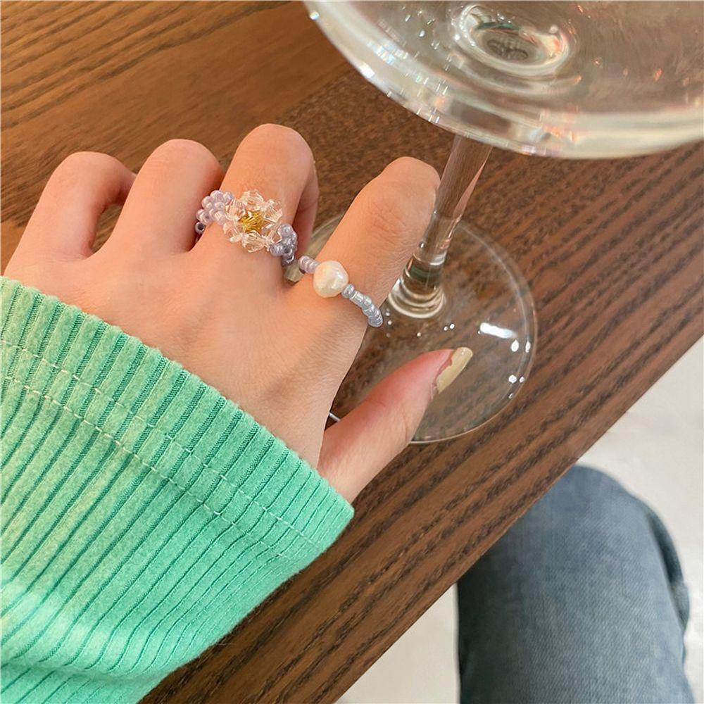 Nhẫn Đính Hạt Cổ Điển Sang Trọng Hợp Thời Trang VANES1 Dành Cho Bạn Nữ