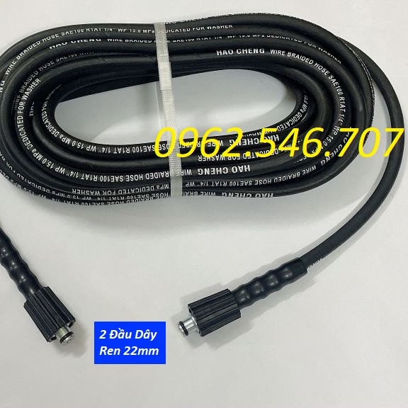 Dây rửa xe lõi thép 10M cho máy bơm xịt rửa áp lực cao