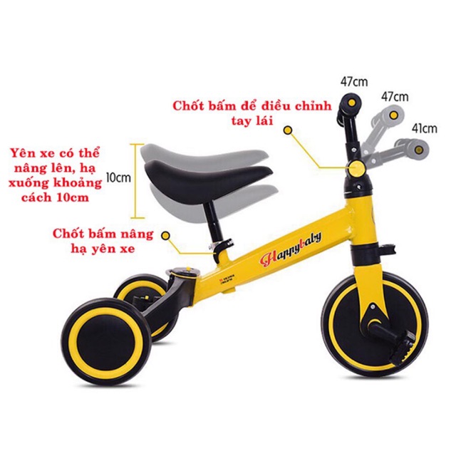 Xe thăng bằng 3in1