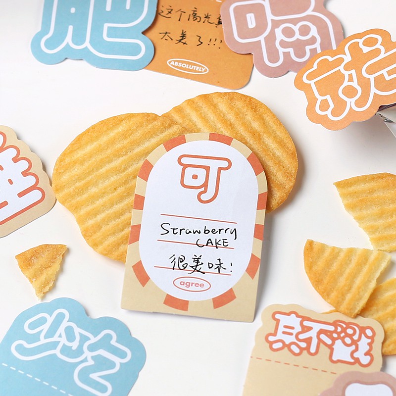 Túi 40 hình dán sticker chữ tiếng trung đáng yêu