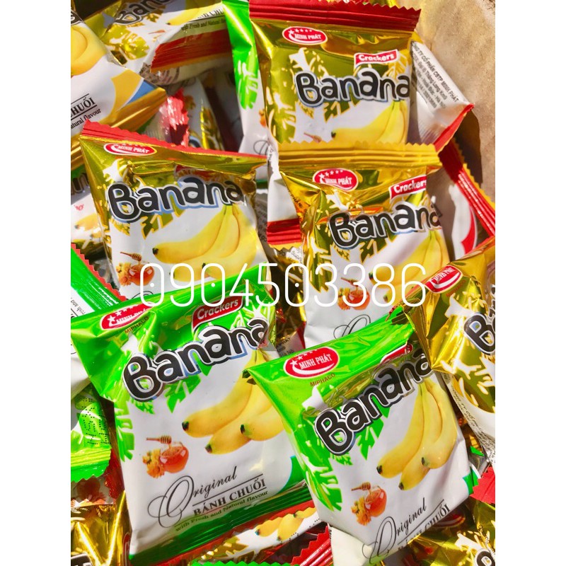 Bánh Quy Chuối Banana Minh Phát Cân Lẻ