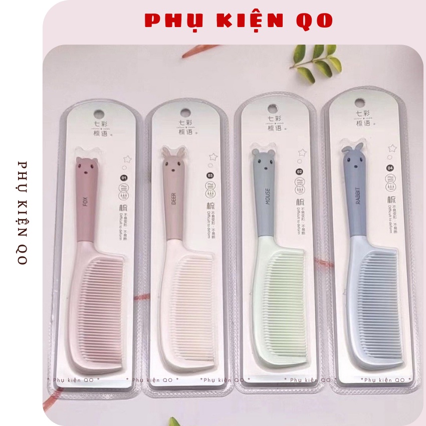 Lược chải tóc kèm túi đựng Cute L03