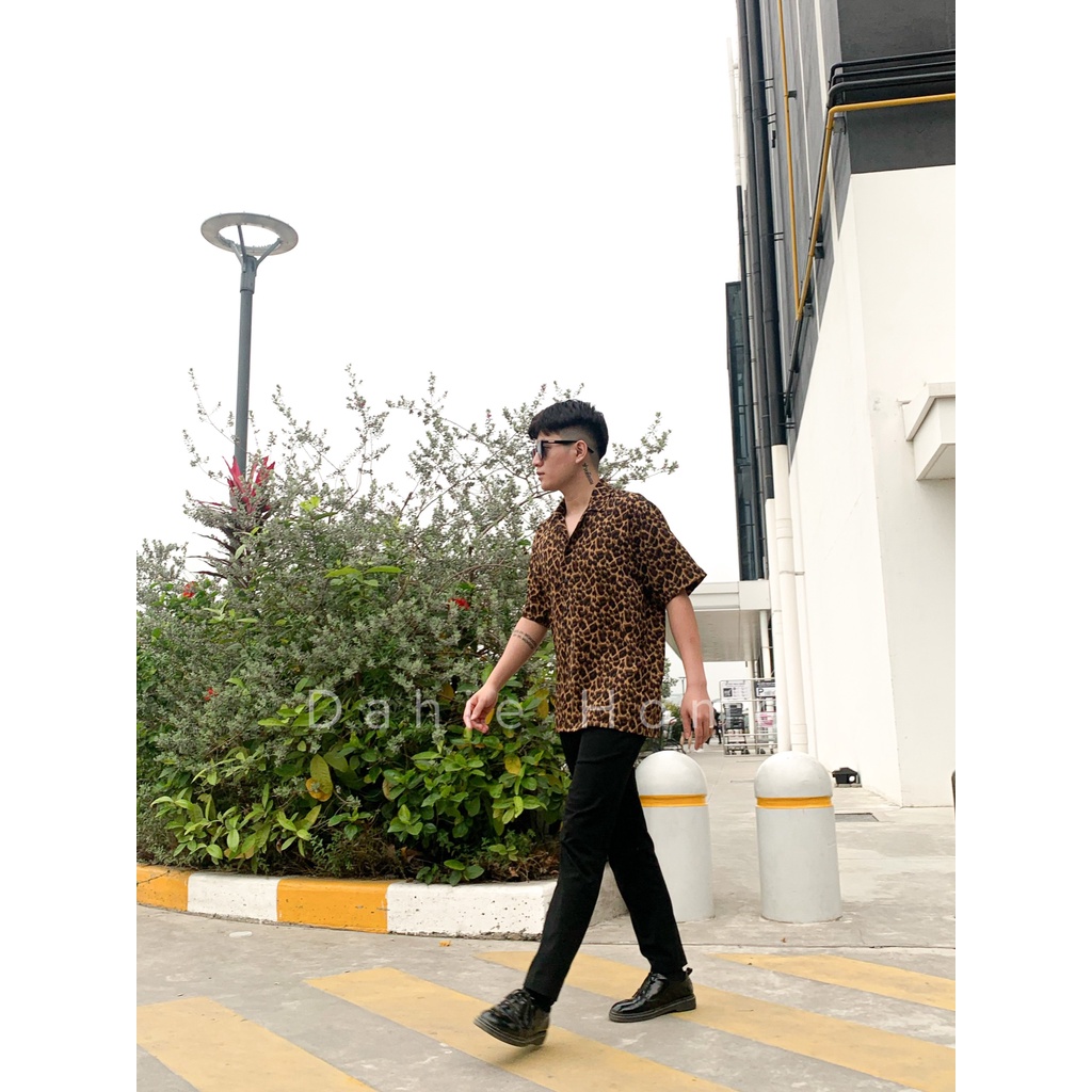 Áo Sơ Mi Nam Da Báo Đậm by Dahie Home