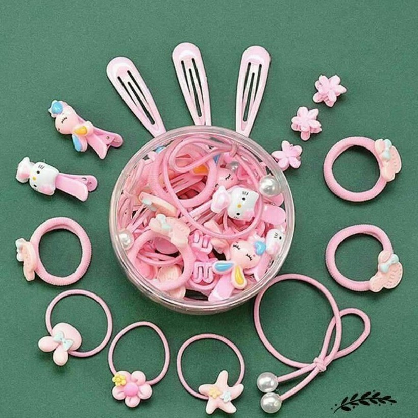 (Giao ngẫu nhiên) Dây cột / kẹp tóc cho bé