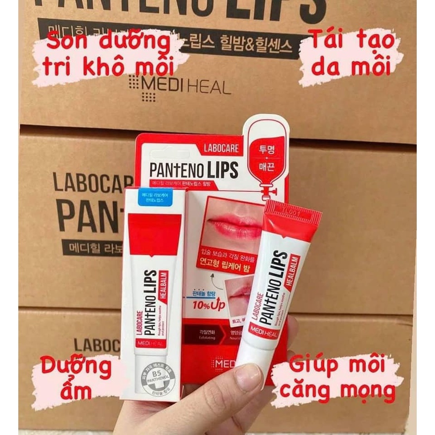 Son Dưỡng Môi Mediheal Ngày &amp; Đêm Labocare Pantenolips - Tuýp 10ml