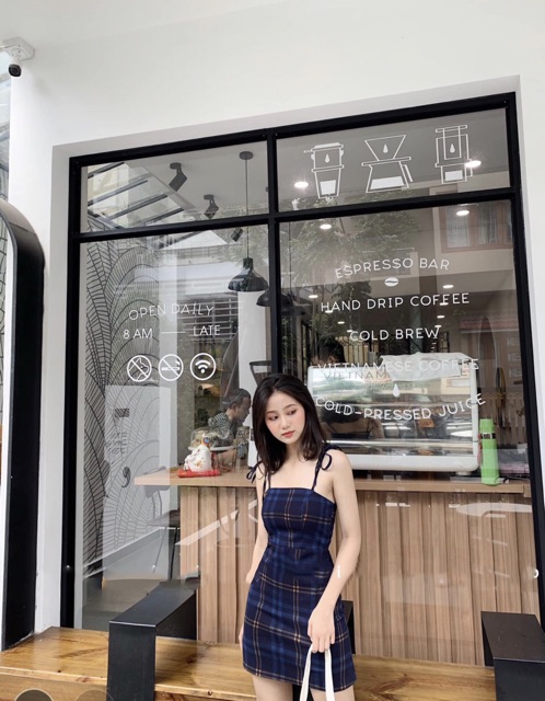 🌻ĐẦM CARO 2 DÂY🌻 hình shop chụp thật | BigBuy360 - bigbuy360.vn