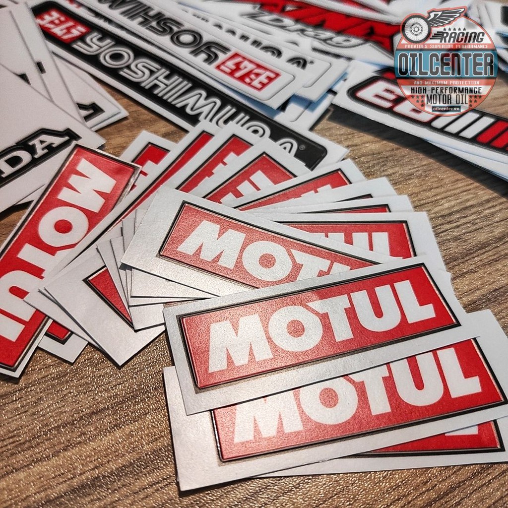 Tem Motul Dán Xe Siêu Đẹp Chống Nước kích thước 7x2cm