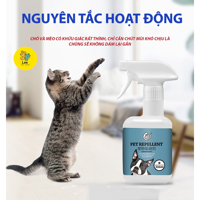XỊT NGĂN CHẶN CHÓ, MÈO PHÓNG ẾU BỪA BÃI,CẮN PHÁ BỪA BÃI  - CHÍNH HÃNG