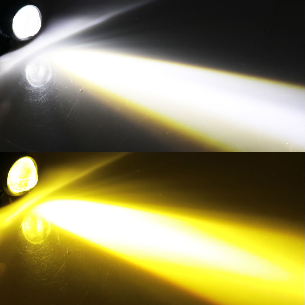 Set 1/ 2 đèn pha LED LYMOYO nhỏ gọn công suất lớn chuyên dụng cho xe mô tô