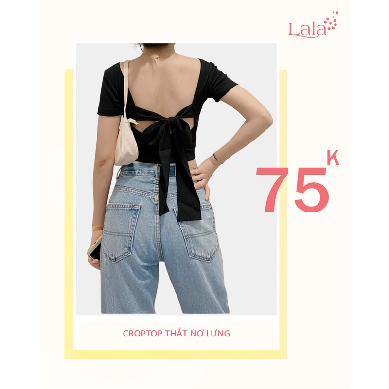 CROPTOP THẮT NƠ LƯNG