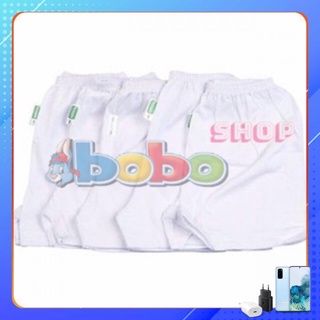 Set 5 Quần Đùi Trắng Bosinis Cho Bé Từ Sơ Sinh Đến 25kg