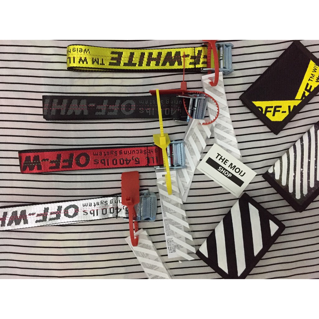 Dây Offwhite - Offwhite Belt Full Tag